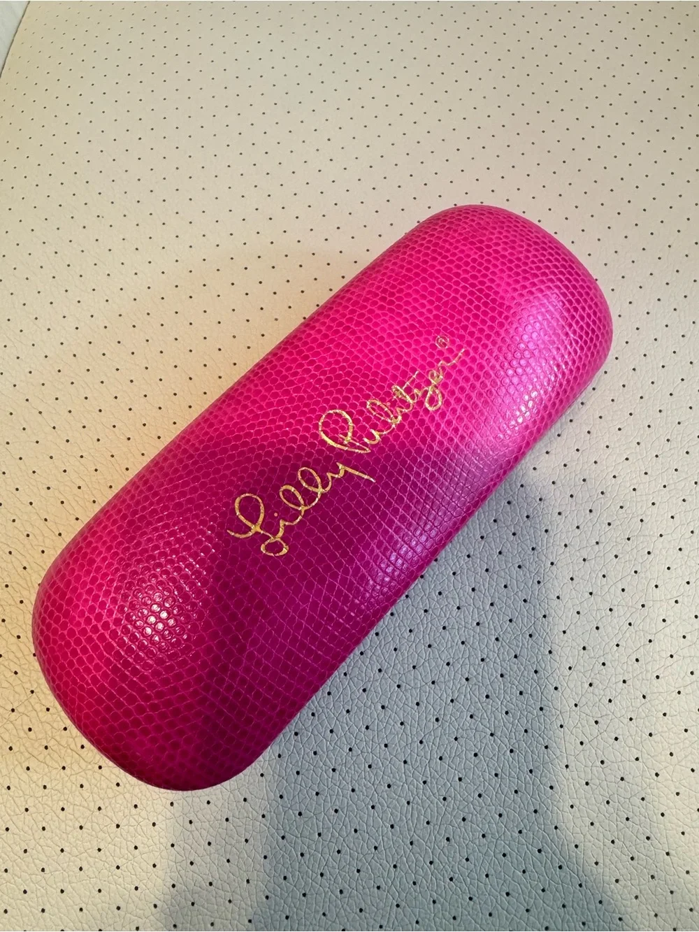 Set of 2 Lilly Pulitzer Eyeglasses Cases – Hard Shell – Pink – Sunglasses Case B